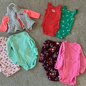 Baby girl clothing bundle for newborn
